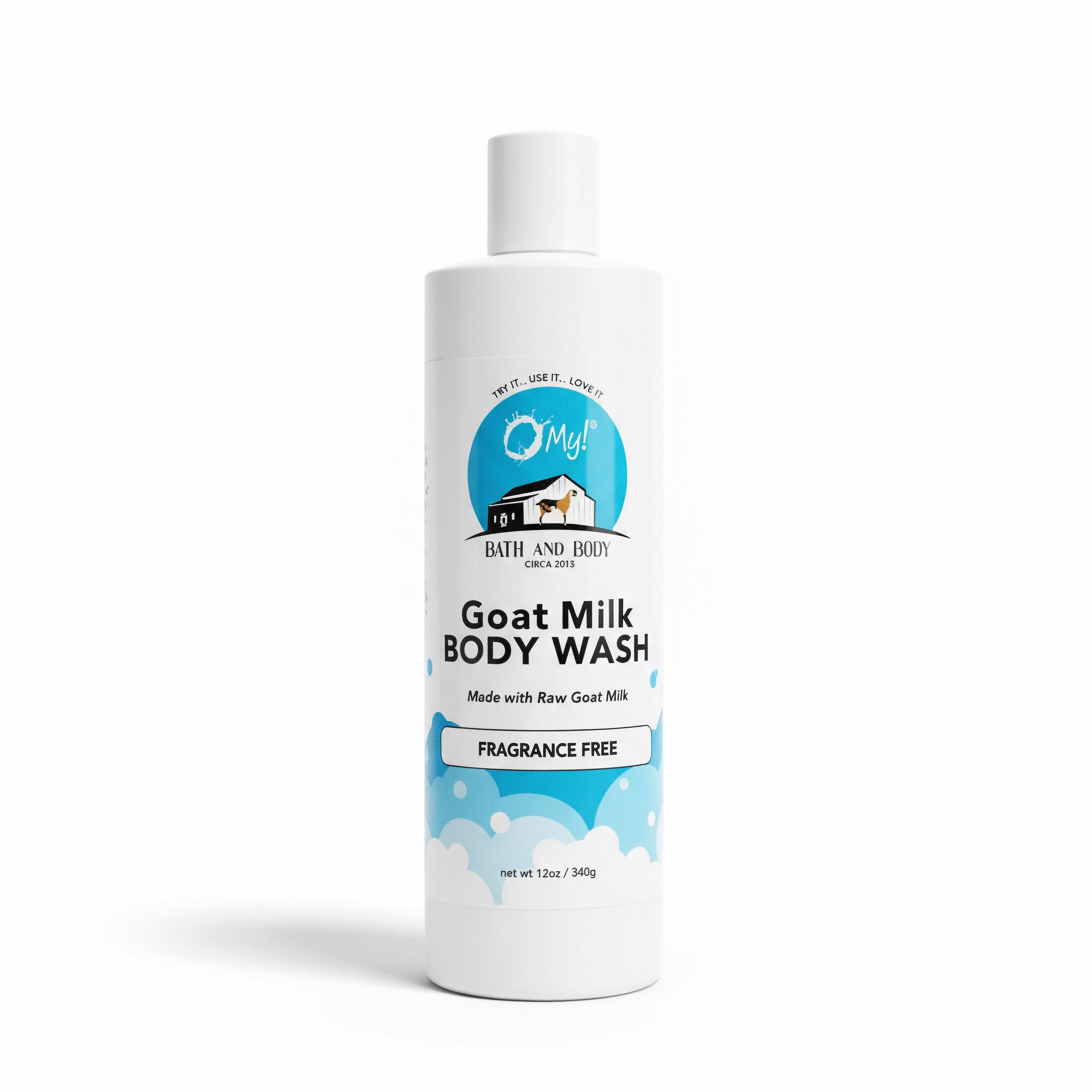 O My! Goat Milk Body Wash | Excellent for all Skin Types | Free of Parabens & More | Handcrafted in USA