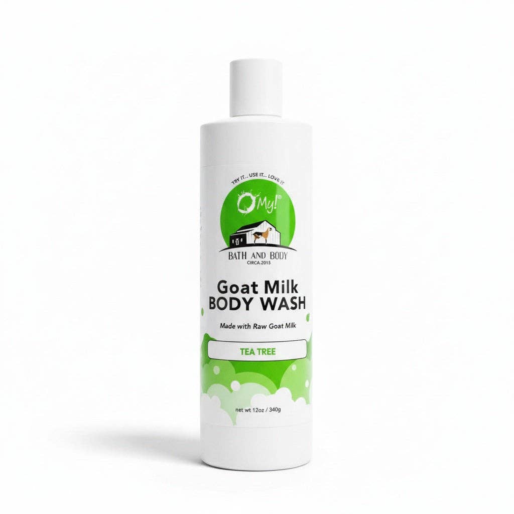 O My! Goat Milk Body Wash | Excellent for all Skin Types | Free of Parabens & More | Handcrafted in USA