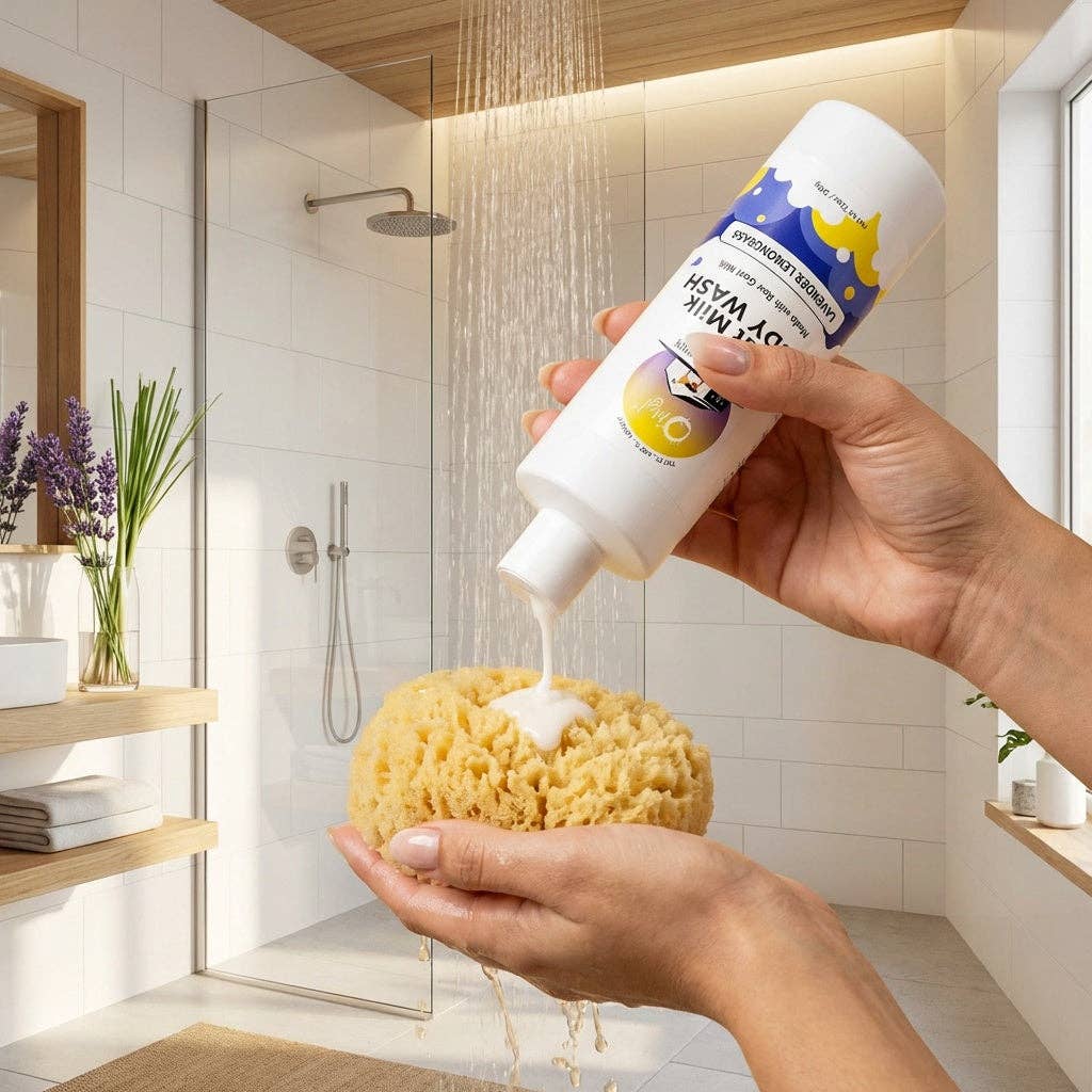 O My! Goat Milk Body Wash | Excellent for all Skin Types | Free of Parabens & More | Handcrafted in USA