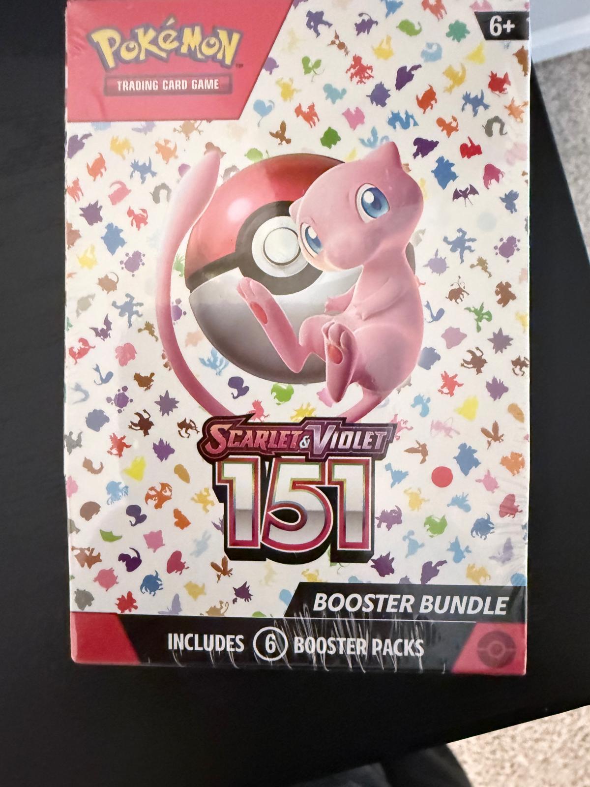 POKEMON A+ TCG SCARLET & VIOLET 151 BOOSTER BUNDLE BOX FACTORY SEALED NEW 6 PACKS E