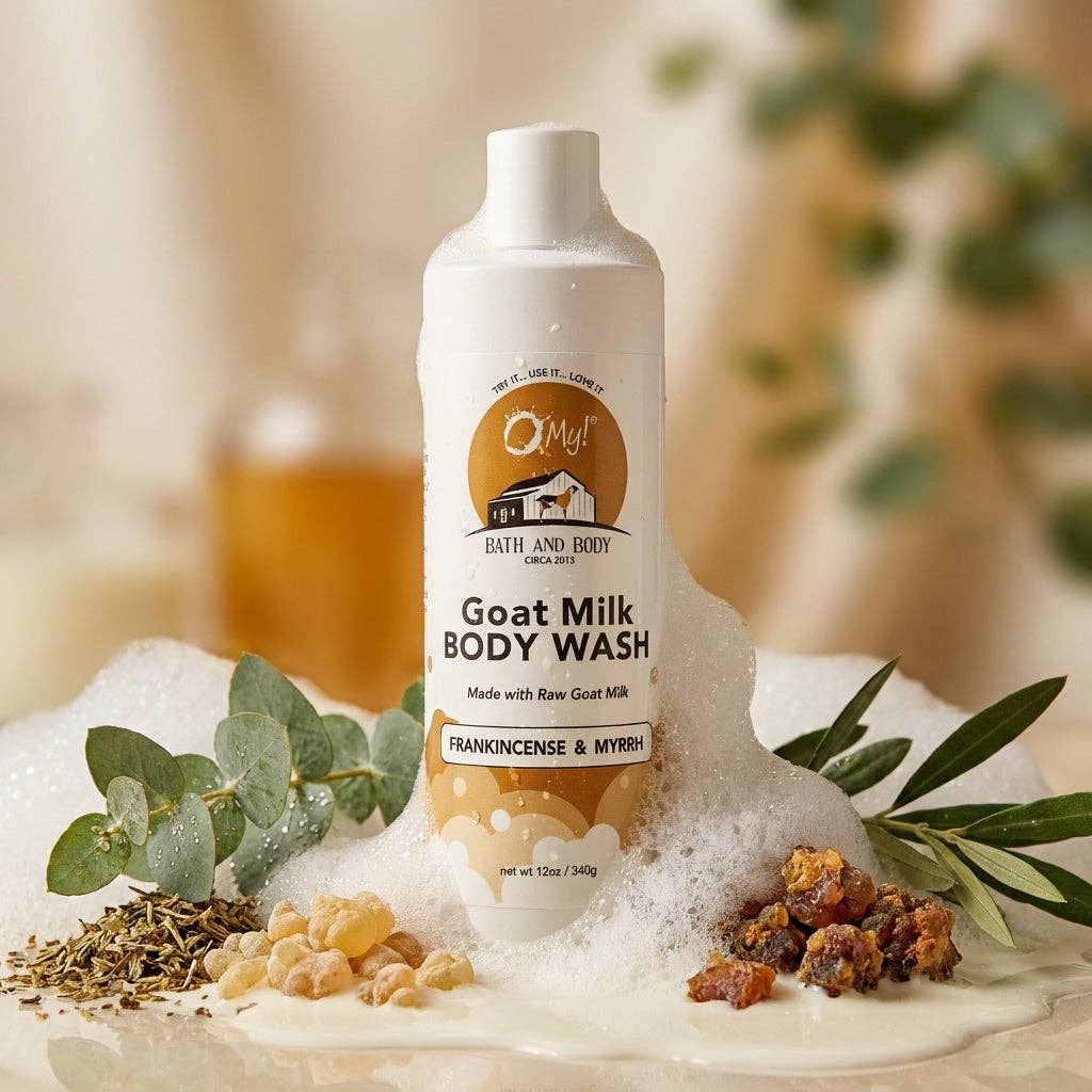 O My! Goat Milk Body Wash | Excellent for all Skin Types | Free of Parabens & More | Handcrafted in USA